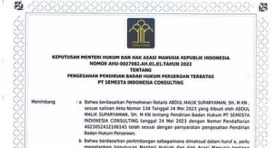 SK KEMENKUMHAM